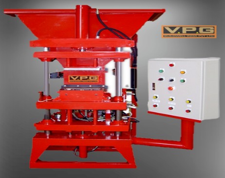 Auto Feeder Interlocking Bricks Machine